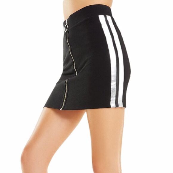 Wildfox Couture Silver Track Roxi Skirt New Without Tag Size XS - Picture 3 of 4